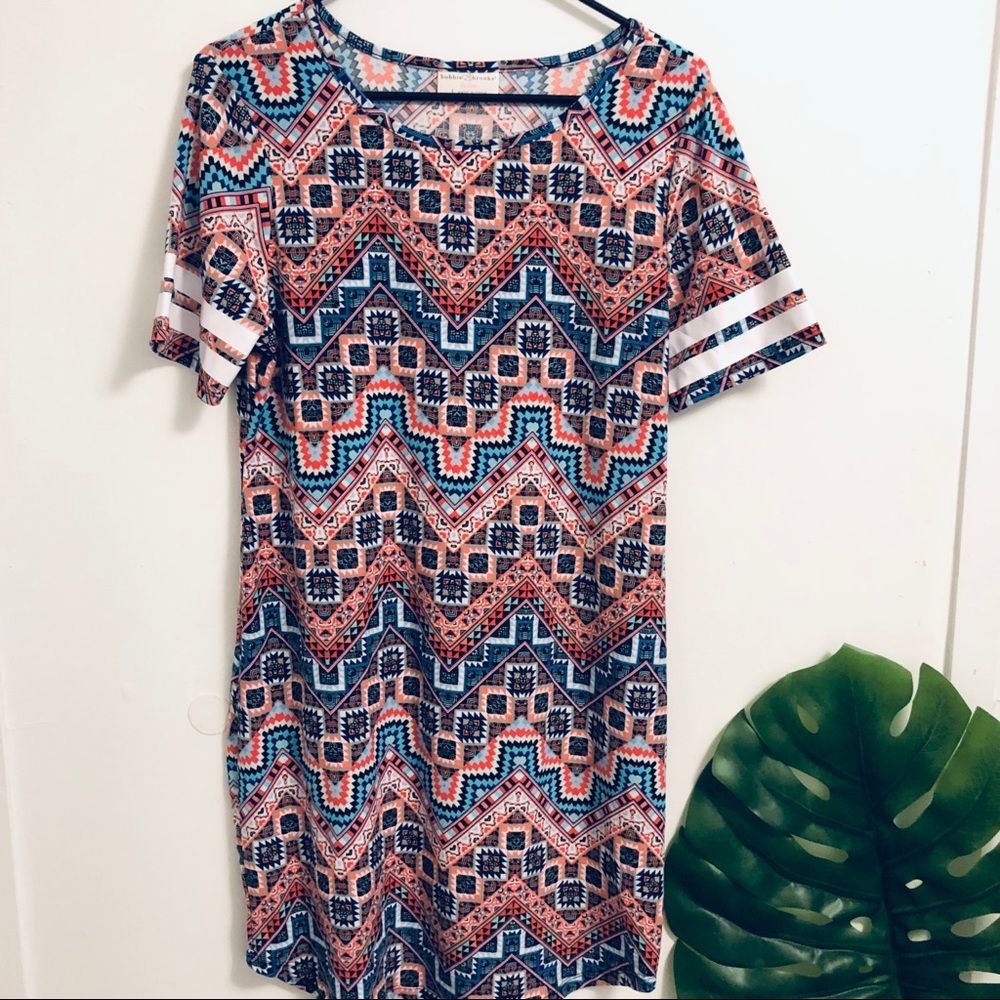 Bobbie Brooks Tribal Print Dress